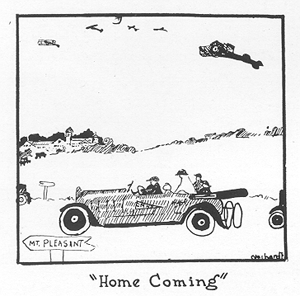 Illustration of bringing homecoming to Mt. Pleasant