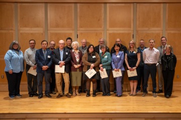 Group of participants from the Book Recognition Event at Central Michigan University.
