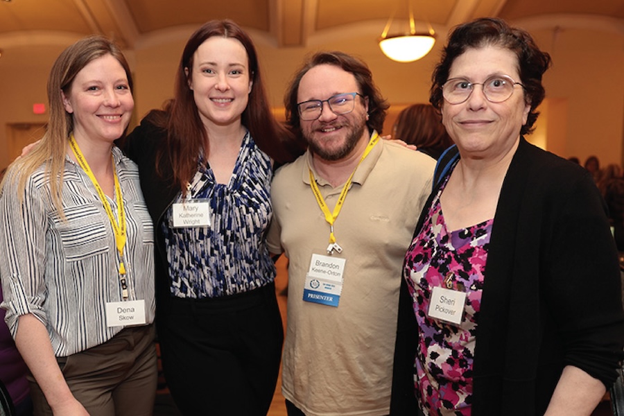 Counseling program faculty pose for a picture at the NACES conference.