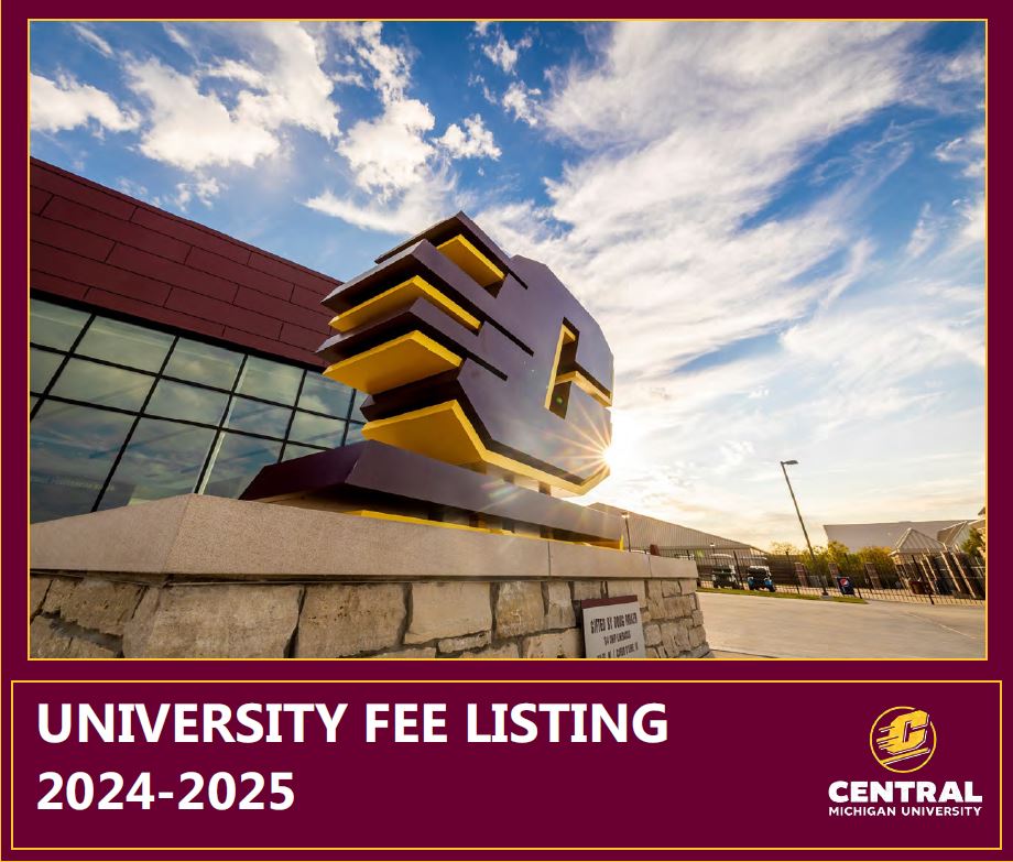 CMU University Fee LIsting FY24-25