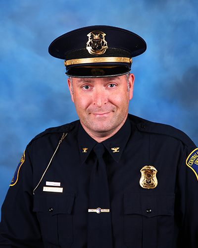 Chief of Police Cameron Wassman Chief of Police Cameron Wassman sitting for a photo