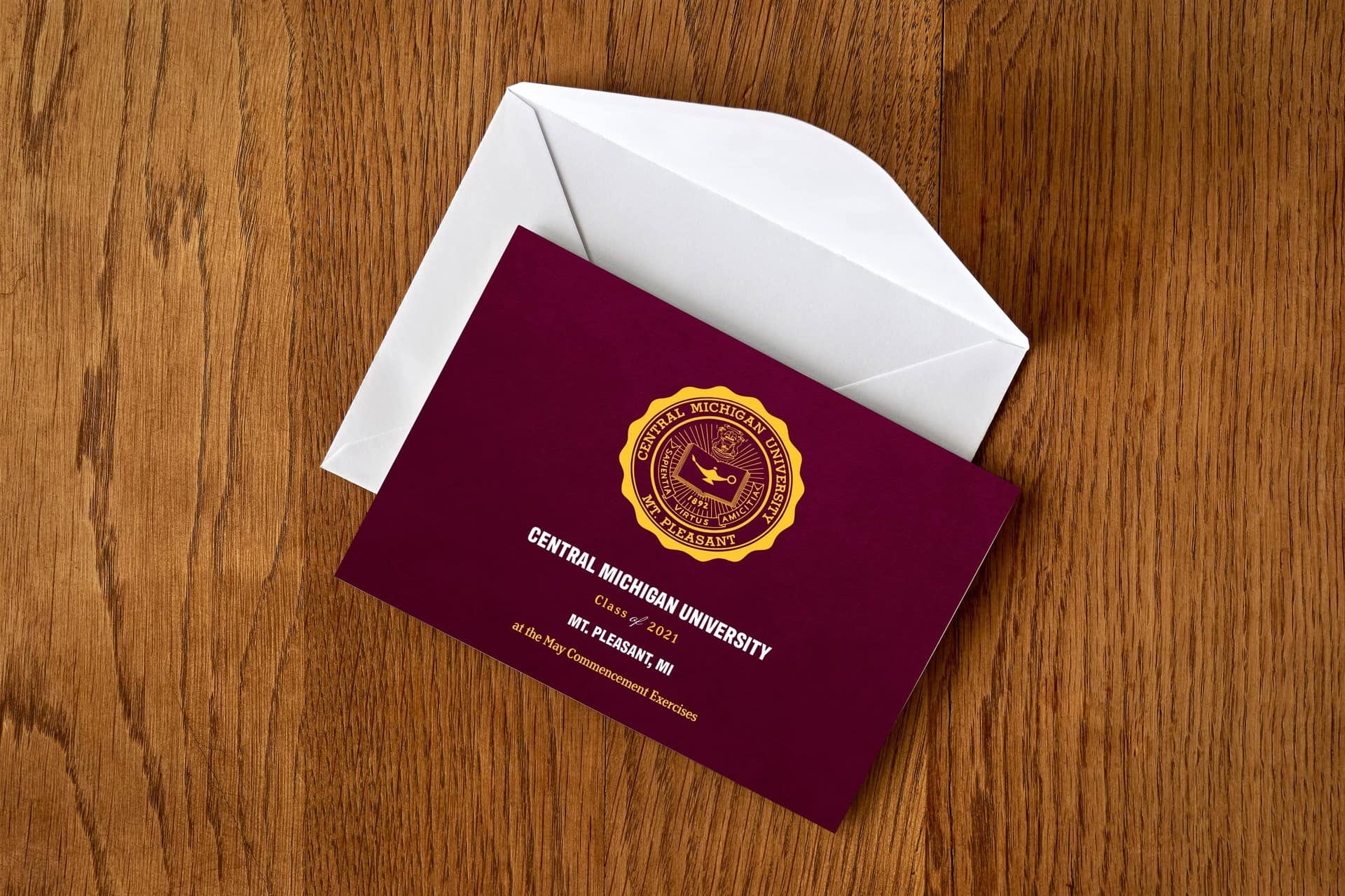 Graduation Announcement Mockup