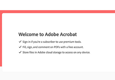 A screenshot of the Adobe Acrobat file reducer which can be used to optimize and compress documents for Sitefinity.