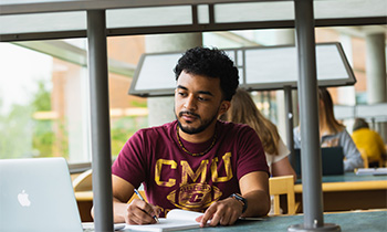 2021-083-133 Park Library Student studying photos as 350x210