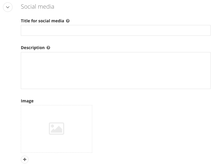screen capture of Sitefinity news item social media