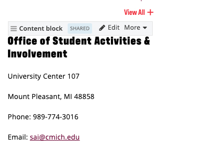 Shared content block step 6 and 7