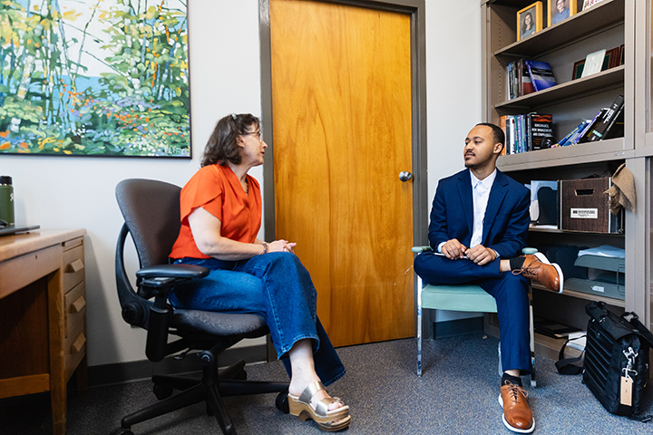 Larry West and Dr. Amy Swaney research ERP Systems in Accounting: Best Practices Across Organizations during the McNair Research Institute 2026.